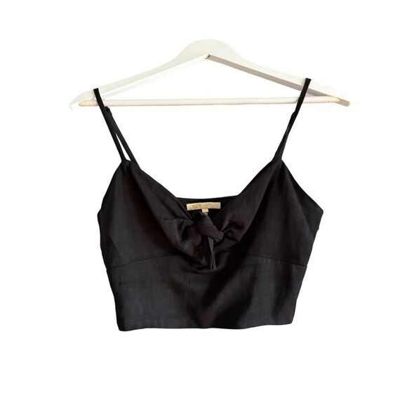 Maje NWOT Tie Front Crop Top - Picture 4 of 11